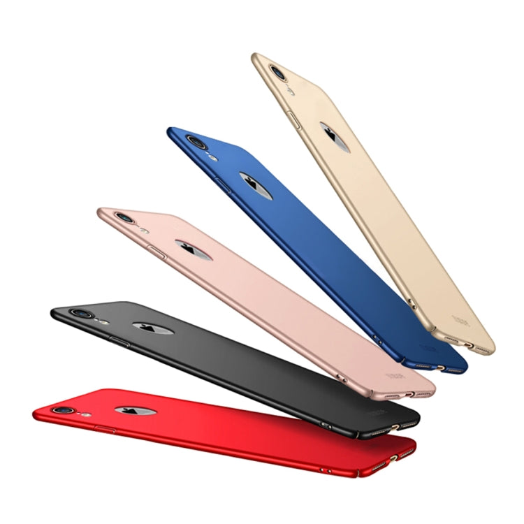 Per iPhone XR Custodia MOFI glassata per PC ultrasottile a copertura totale, For iPhone XR With Round Hole