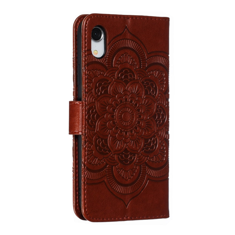 Custodia in pelle con chiusura orizzontale per iPhone XR