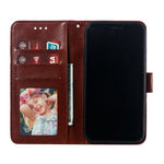 Custodia in pelle con chiusura orizzontale per iPhone XR