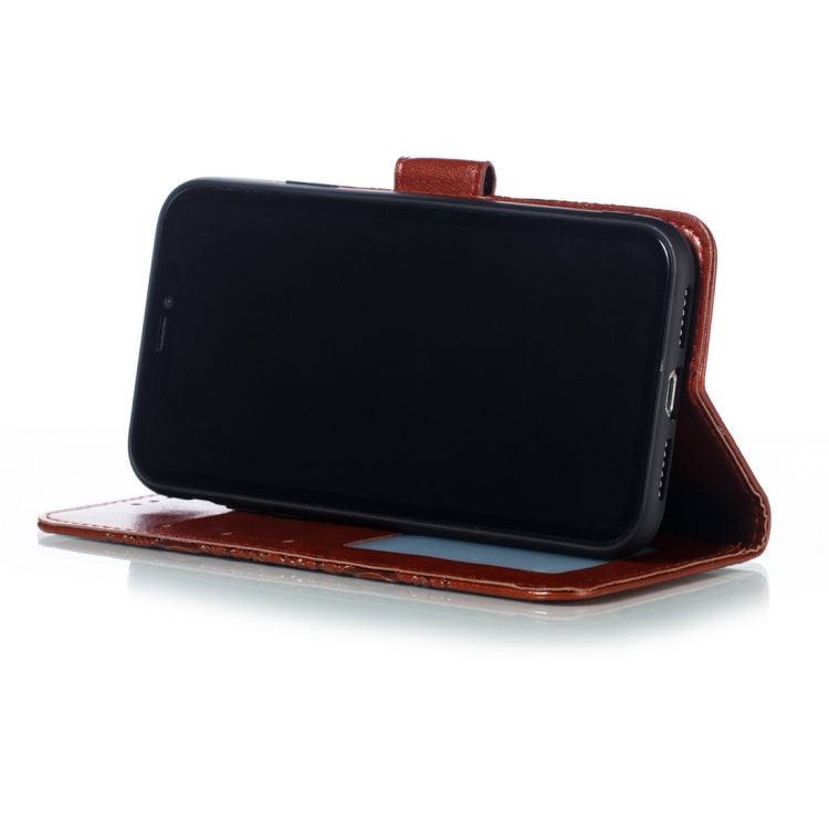Custodia in pelle con chiusura orizzontale per iPhone XR