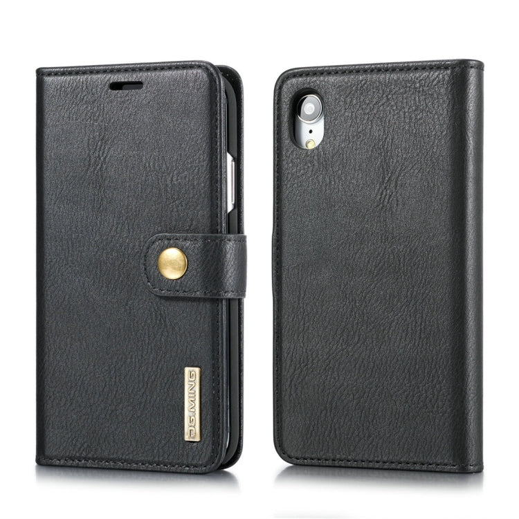 Custodia in pelle magnetica per iPhone XR