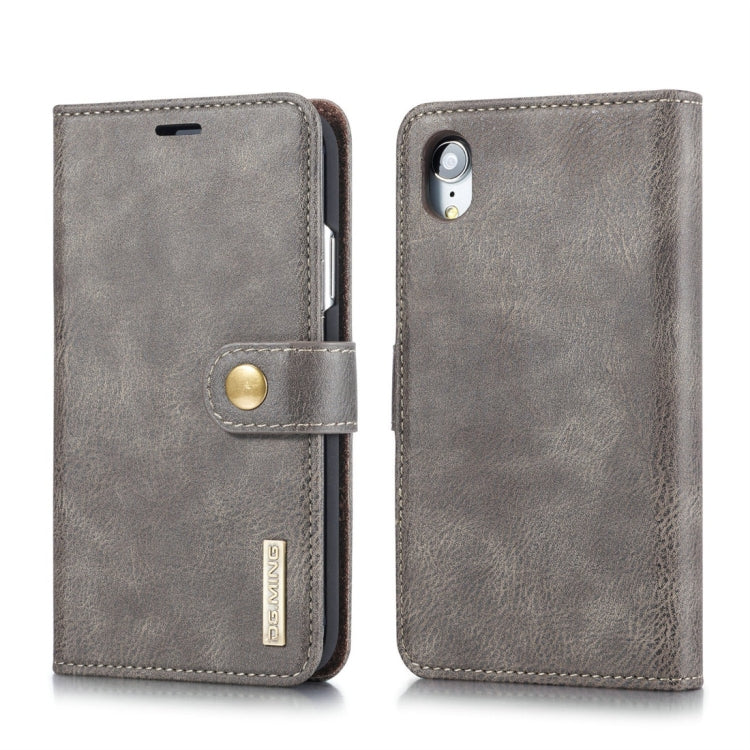 Custodia in pelle magnetica per iPhone XR