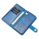 Custodia in pelle magnetica per iPhone XR