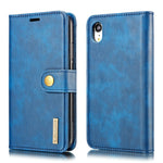 Custodia in pelle magnetica per iPhone XR