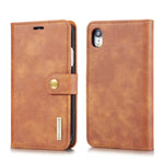 Custodia in pelle magnetica per iPhone XR
