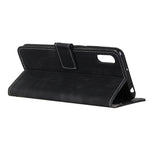 Custodia portafoglio in pelle per iPhone XR con slot carte
