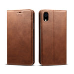 Custodia in pelle per iPhone XR con supporto