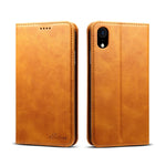 Custodia in pelle per iPhone XR con supporto