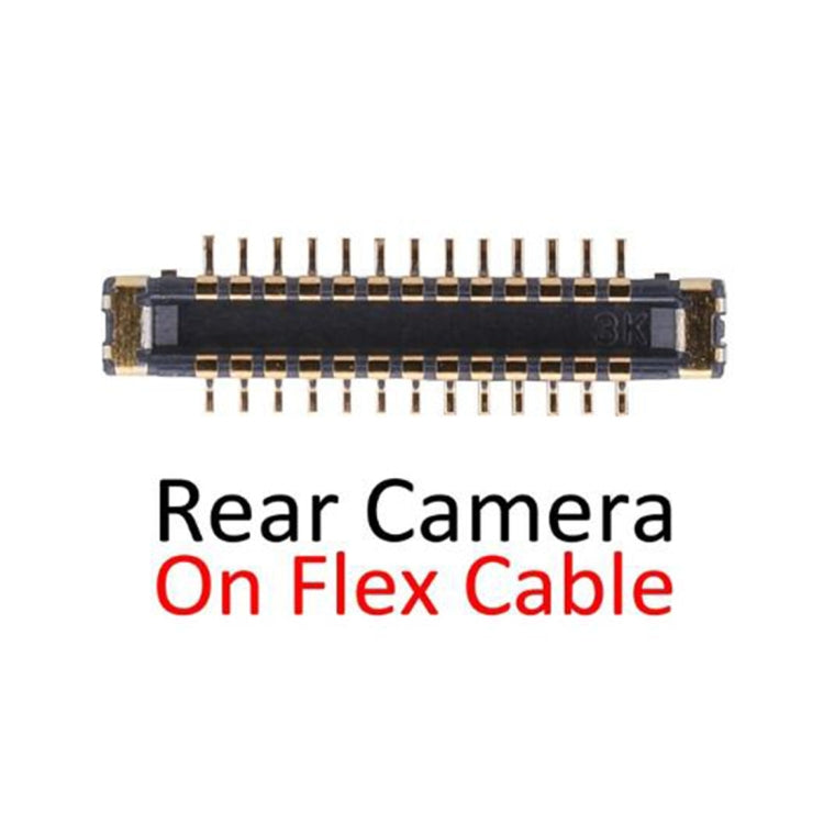 Rear Back Camera FPC Connector to Flex Cable for iPhone XR, For iPhone XR