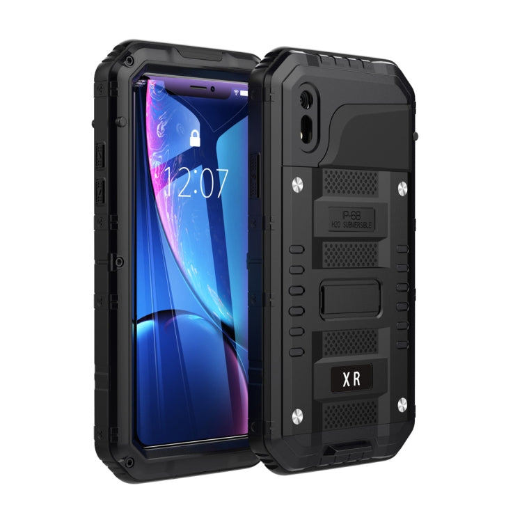 Custodia impermeabile iPhone XR in silicone e zinco