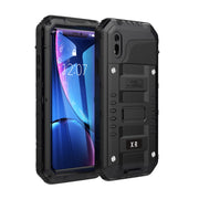 Custodia impermeabile iPhone XR in silicone e zinco
