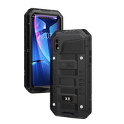 Custodia impermeabile iPhone XR in silicone e zinco