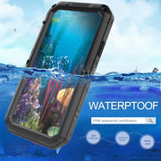 Custodia impermeabile iPhone XR in silicone e zinco