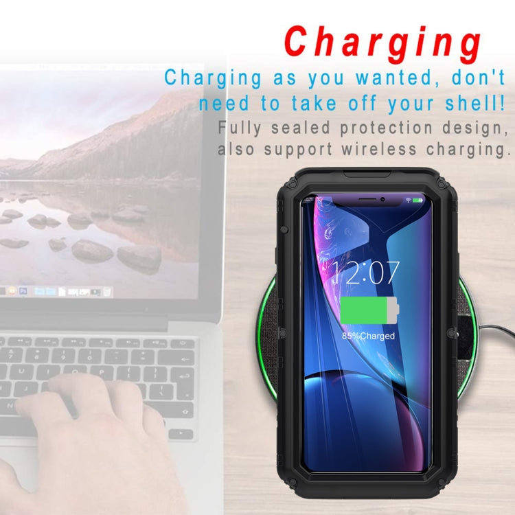 Custodia impermeabile iPhone XR in silicone e zinco