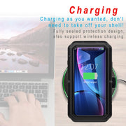 Custodia impermeabile iPhone XR in silicone e zinco