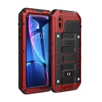 Custodia impermeabile iPhone XR in silicone e zinco