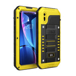Custodia impermeabile iPhone XR in silicone e zinco