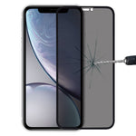 Pellicola in vetro temperato 9H anti-peep per iPhone XR