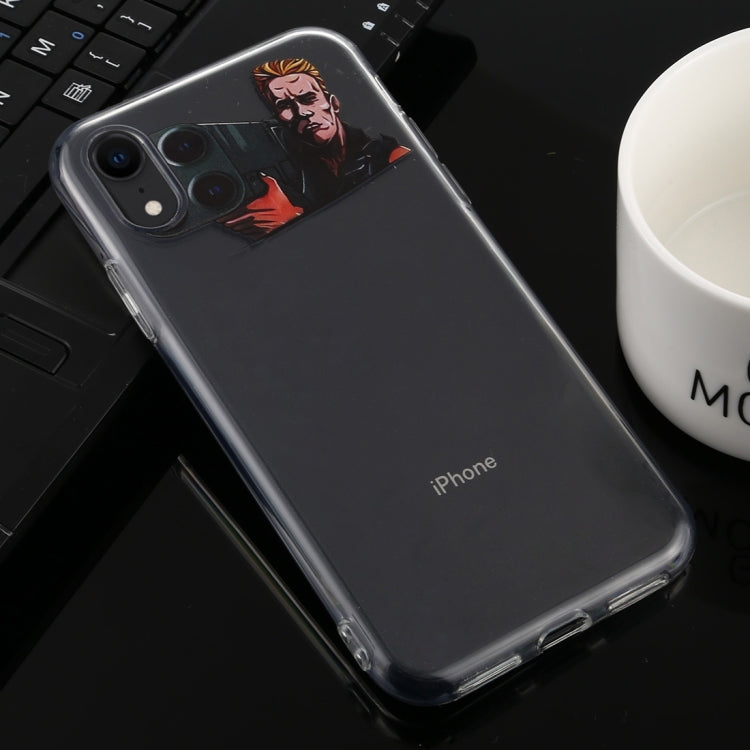 Custodia protettiva TPU trasparente per iPhone XR