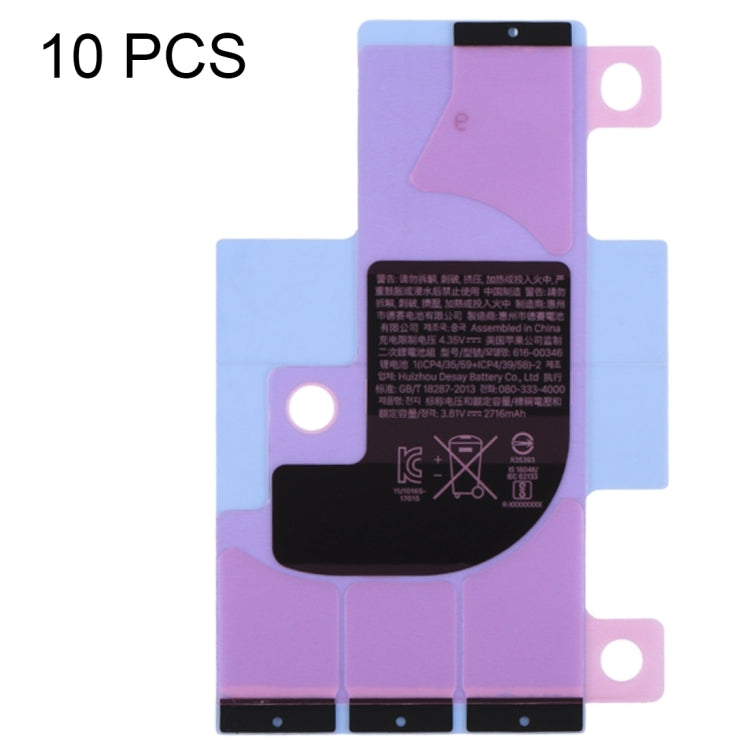 10 adesivi nastro batteria per iPhone XR