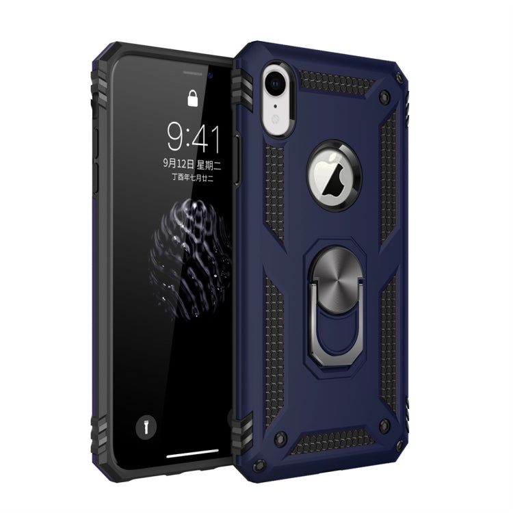 Custodia protettiva TPU e PC per iPhone XR con supporto 360°