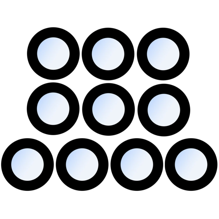 Obiettivo fotocamera posteriore 10 pezzi per iPhone XR