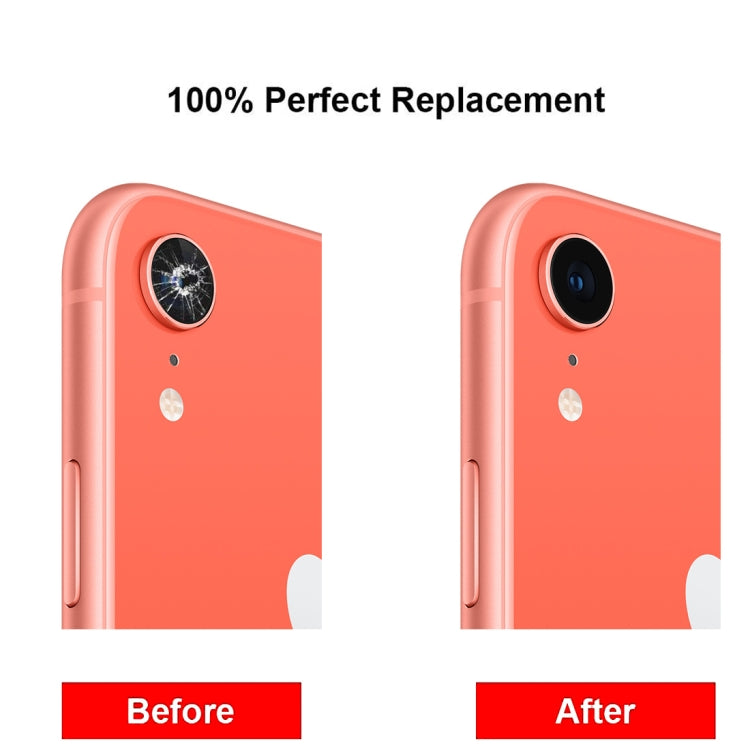 10pcs Rear Camera Lens for iPhone XR, For iPhone XR