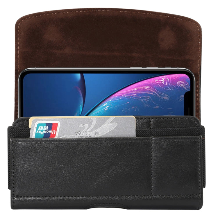 Fondina universale in pelle per smartphone 5,5 pollici