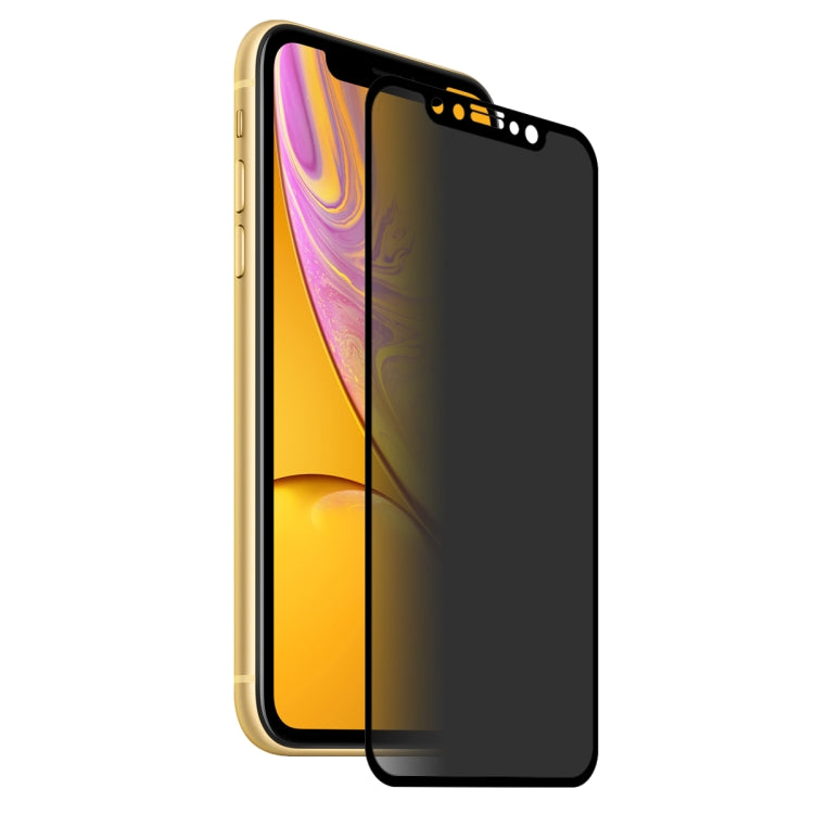 Per iPhone 11 / XR ENKAY Hat-Prince 0,26mm 9H 6D Privacy Pellicola in vetro temperato antiriflesso a schermo intero, iPhone XR