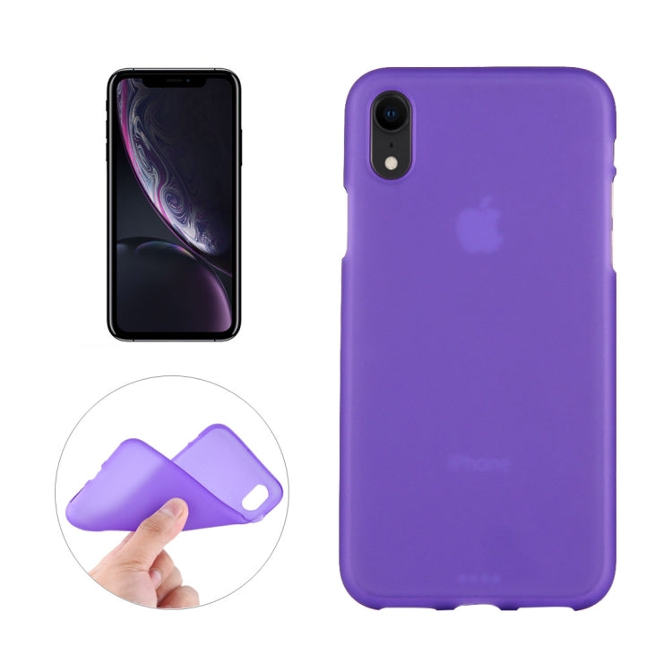 Per iPhone XR Custodia morbida in TPU satinato tinta unita, For XR