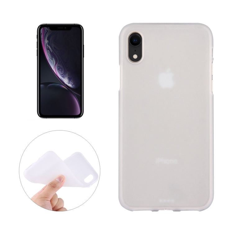 Per iPhone XR Custodia morbida in TPU satinato tinta unita, For XR