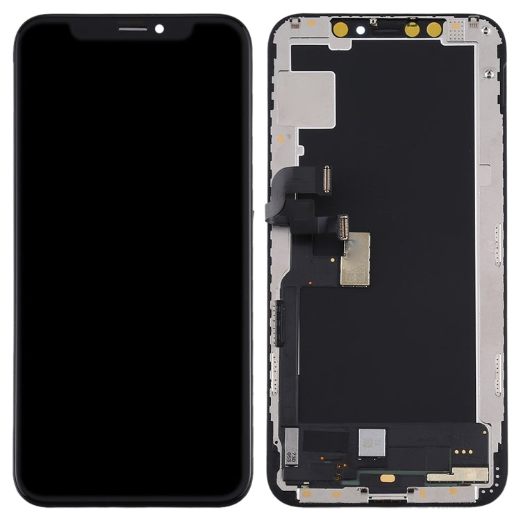 Schermo LCD in materiale OLED morbido e digitalizzatore assemblaggio completo per iPhone XS, For iPhone XS (Hard OLED)