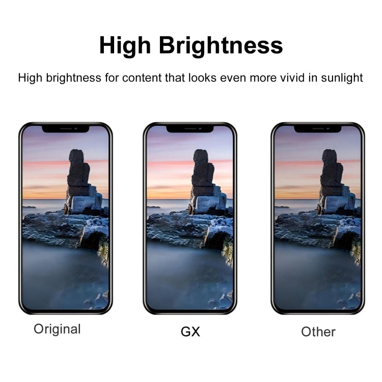 Schermo LCD in materiale OLED morbido e digitalizzatore assemblaggio completo per iPhone XS, For iPhone XS (Hard OLED)