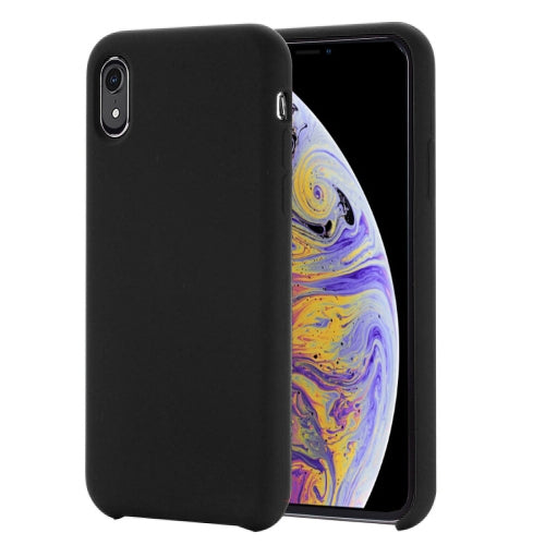 Per iPhone XR Custodia in silicone liquido a copertura totale con quattro angoli, For XR, XR