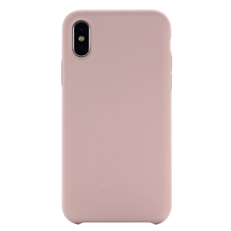 Per iPhone XR Custodia in silicone liquido a copertura totale con quattro angoli, For XR, XR