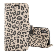 Custodia in pelle per iPhone XS con supporto