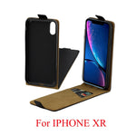 Custodia in pelle TPU per iPhone XR con slot carte