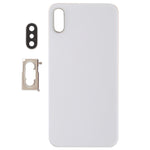 Cover posteriore della batteria con cornice della fotocamera posteriore, obiettivo e adesivo per iPhone XS, For iPhone XS (Camera Lens+Adhesive), For iPhone XS with Camera Lens