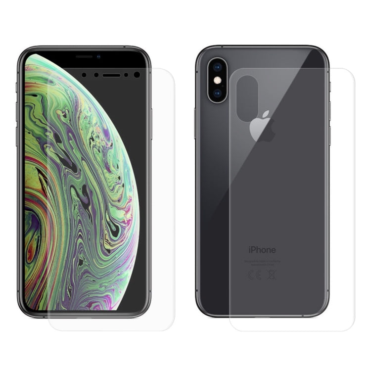 ENKAY Hat-Prince 3D Pellicola idrogel antideflagrante Protezione schermo intero anteriore + posteriore per iPhone X / XS, iPhone X / XS