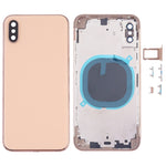 Cover posteriore con obiettivo e tasti laterali per iPhone XS