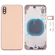 Cover posteriore con obiettivo della fotocamera, vassoio per scheda SIM e tasti laterali per iPhone XS, For iPhone XS (Camera Lens+Side Keys), For iPhone XS with Side keys, For iPhone XS with Card Tray