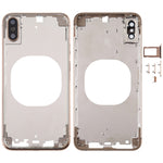 Cover posteriore trasparente con obiettivo per iPhone XS