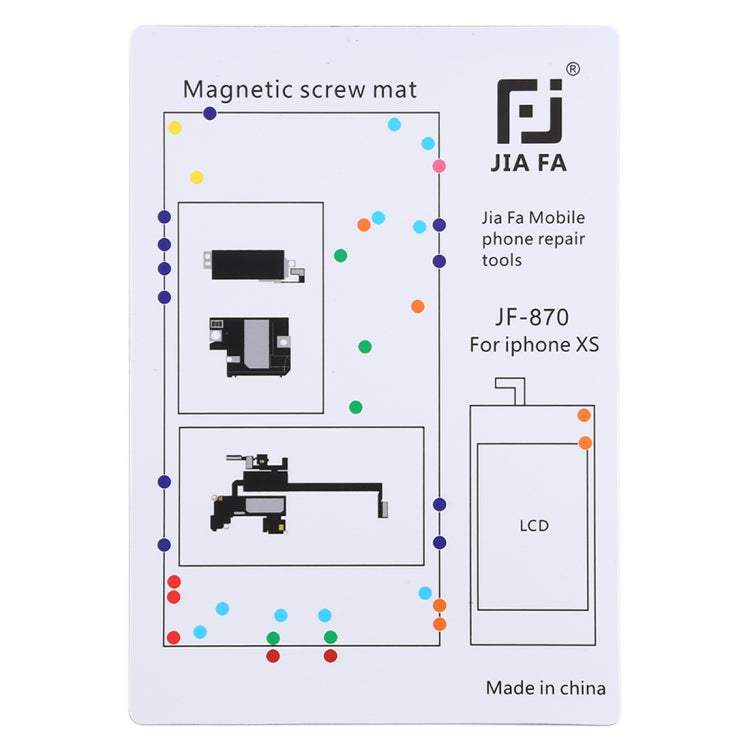 JIAFA JF-870 Magnetic Pad Screw-On Whiteboard for iPhone XS, For iPhone XS