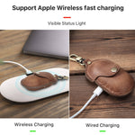 Custodia protettiva in pelle per Galaxy Buds con gancio