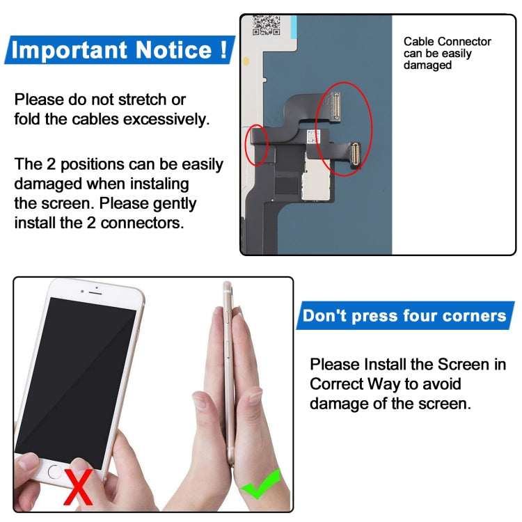 Incell TFT LCD Screen and Digitizer Full Assembly for iPhone XS, For iPhone XS(JK inell)