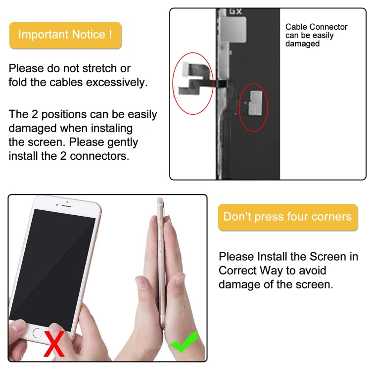 Schermo LCD in materiale GX OLED e digitalizzatore assemblaggio completo per iPhone XS, For iPhone XS