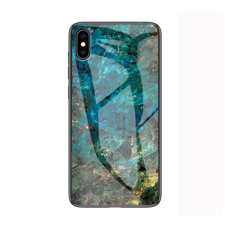 Custodia vetro marmorizzato per iPhone X e XS