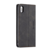 Custodia in pelle CaseMe per iPhone X / XS