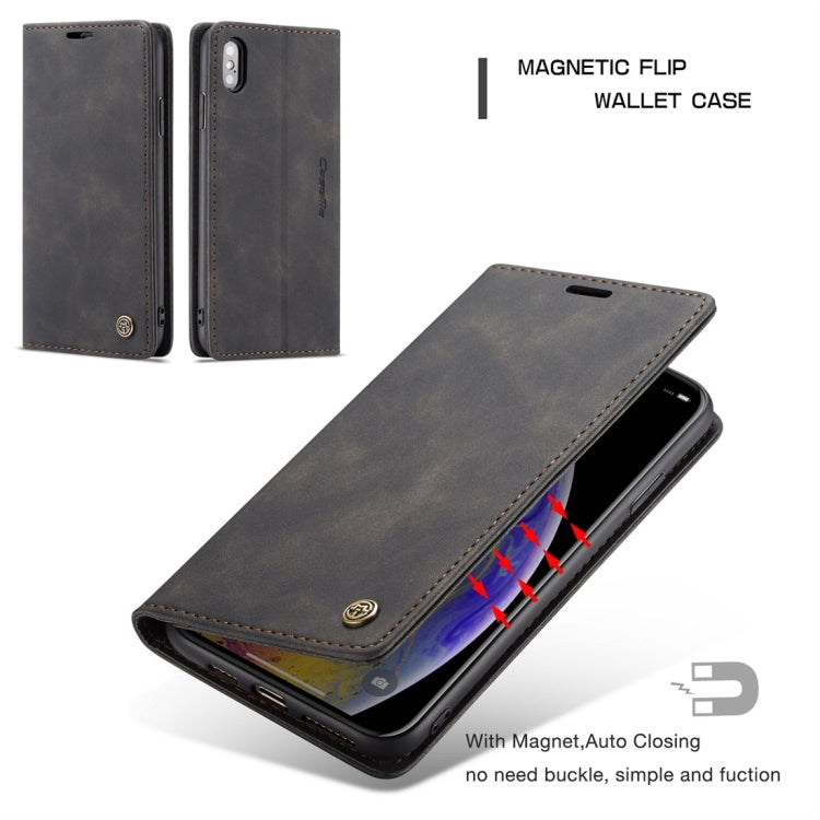 Custodia in pelle CaseMe per iPhone X e XS