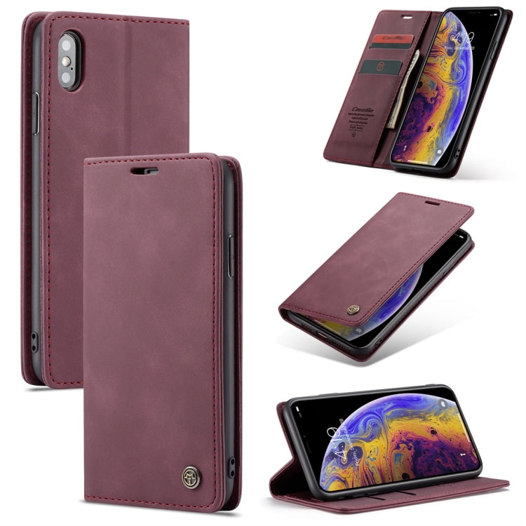 Custodia in pelle CaseMe per iPhone X e XS